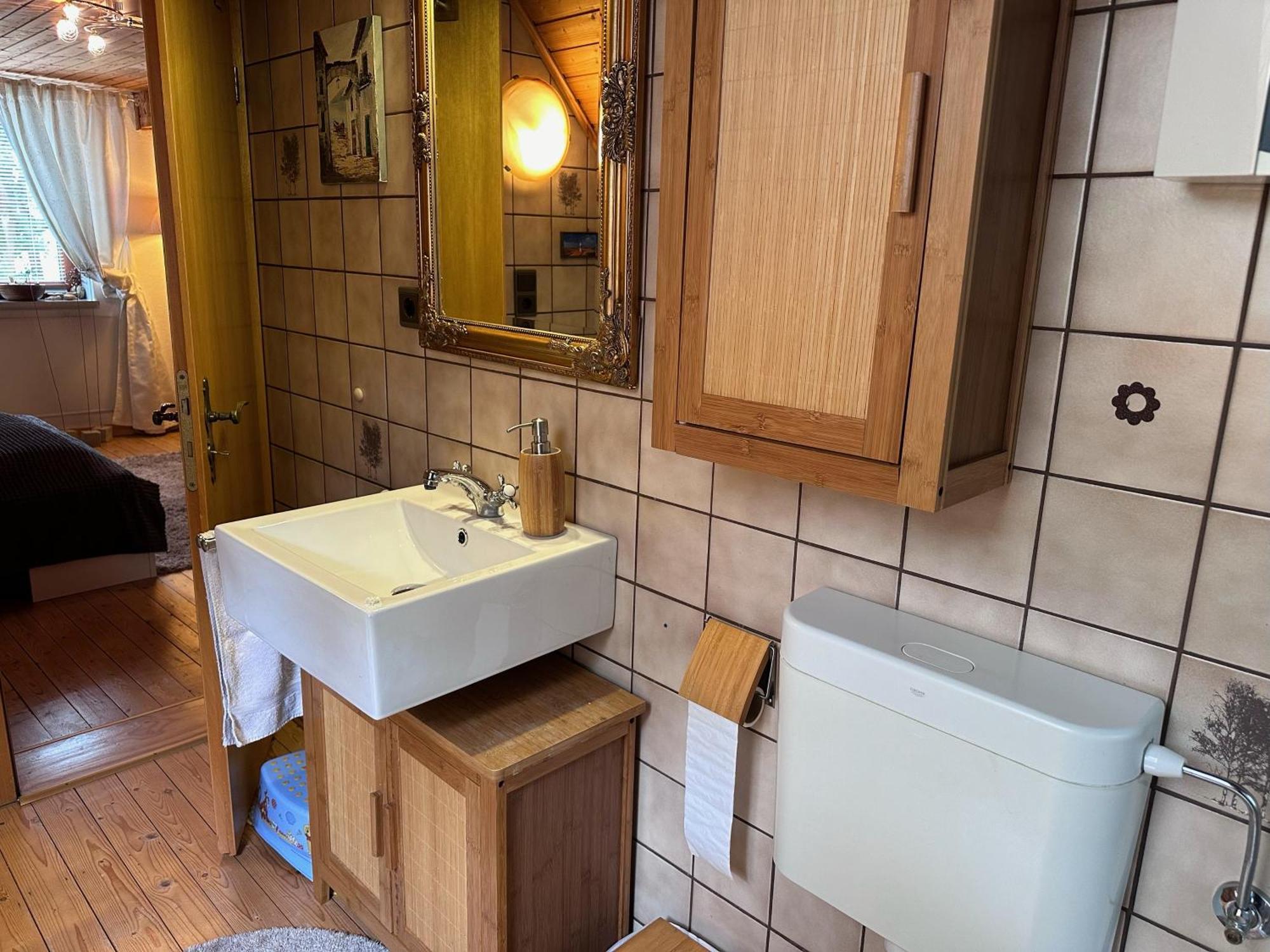 Ferienhaus Am Waldesrand Hatten Exteriör bild